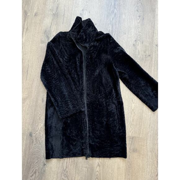 Drome Shearling Coat Mid-Length Reversible Size S - Picture 1 of 3